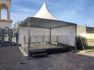 TENDA CHAPÉU DE BRUXA 5X5MTS BRANCA